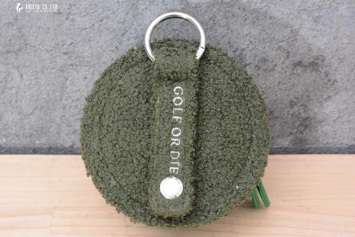 ポーチ マークアンドロナ MARK-LONA Lamby Deluxe GREY モデル ボールポーチ グリーン ラムビー MLS-4C-SB44