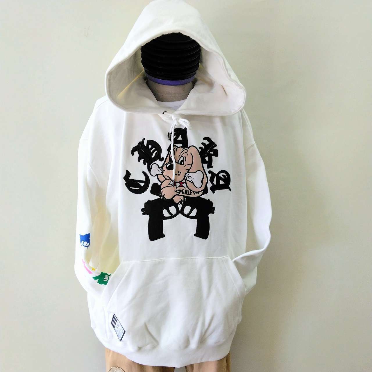 GALFY ガルフィー チャカパッチ パーカー GALFY (ガルフィー) チャカパッチパーカー BLACK / ロック
