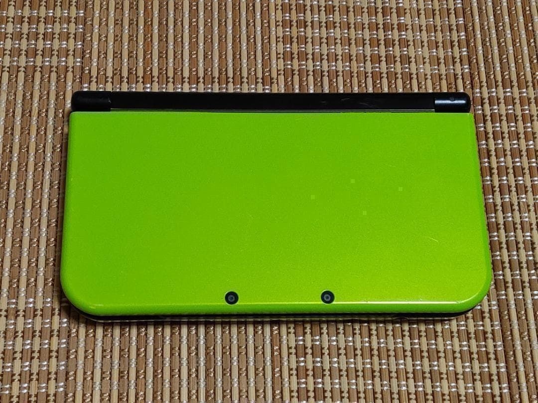 本体のみ New3DSLL ライム×ブラック C