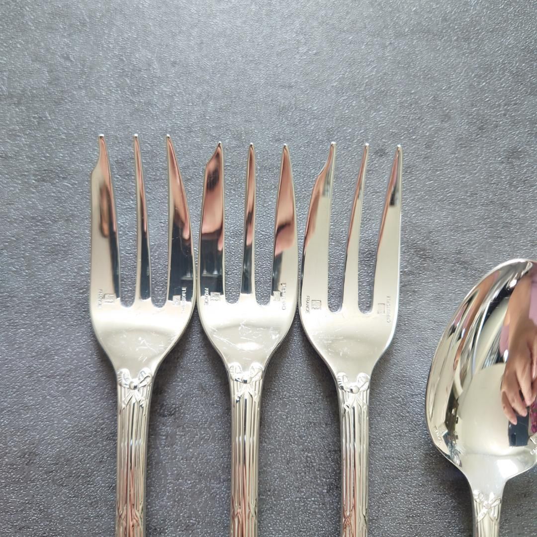 クリストフル リュバン ケーキフォーク コーヒースプーン 6点 SKLAD-KIRPICHA_RU