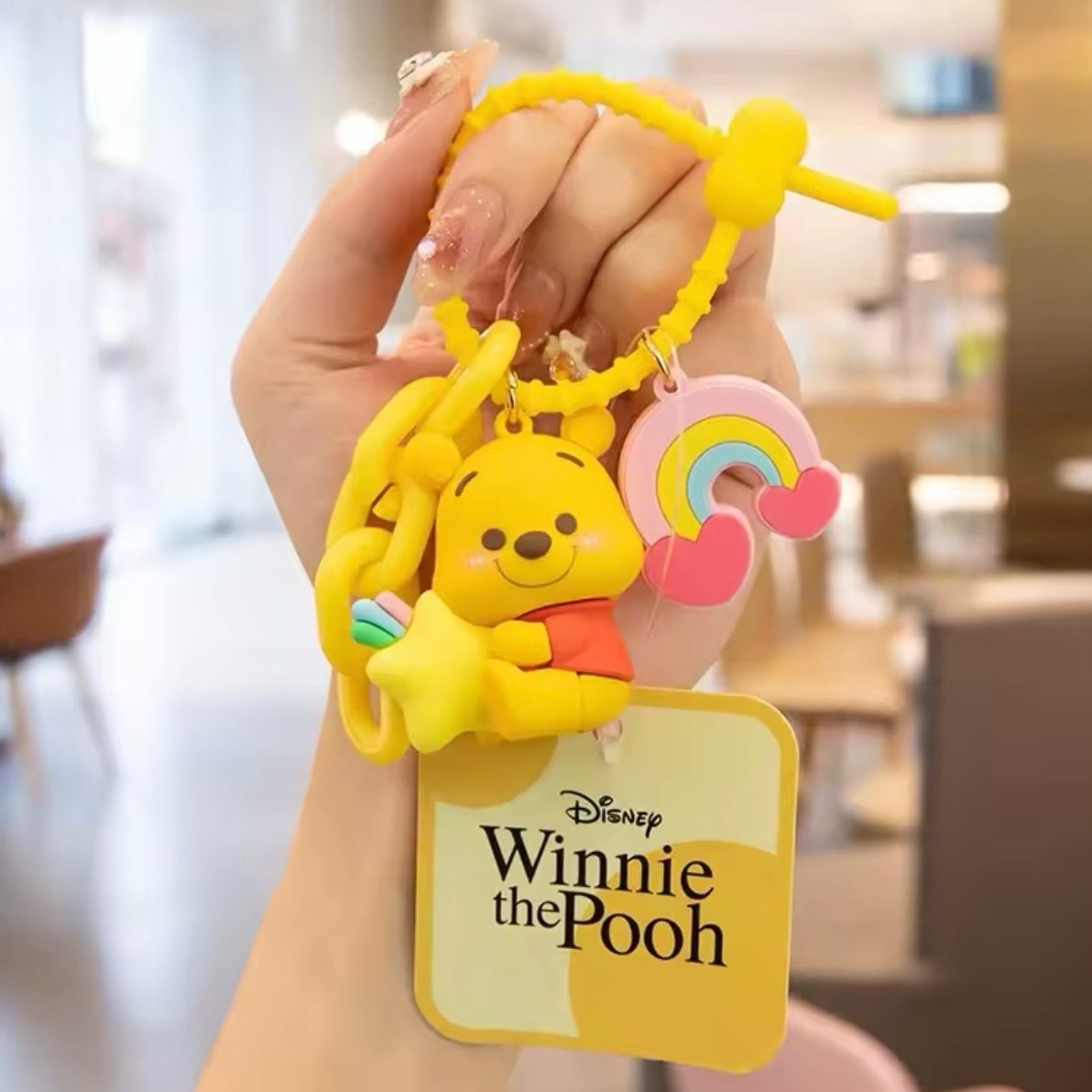 ちりめん風！プーさんと仲間たちの根付ストラップ新発売