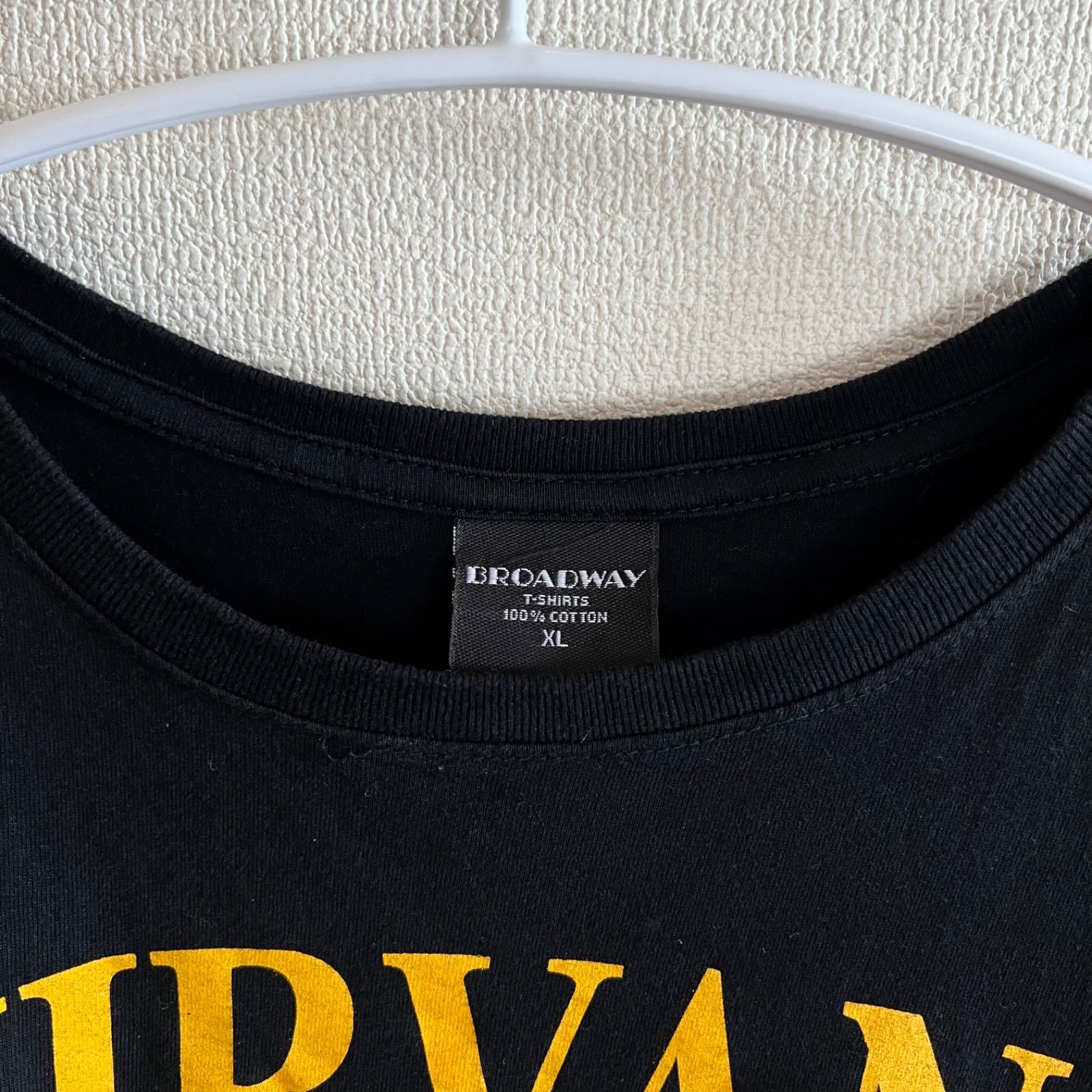 NIRVANA Tシャツ ニルヴァナ kurt cobain 美品 XL 通販激安で人気