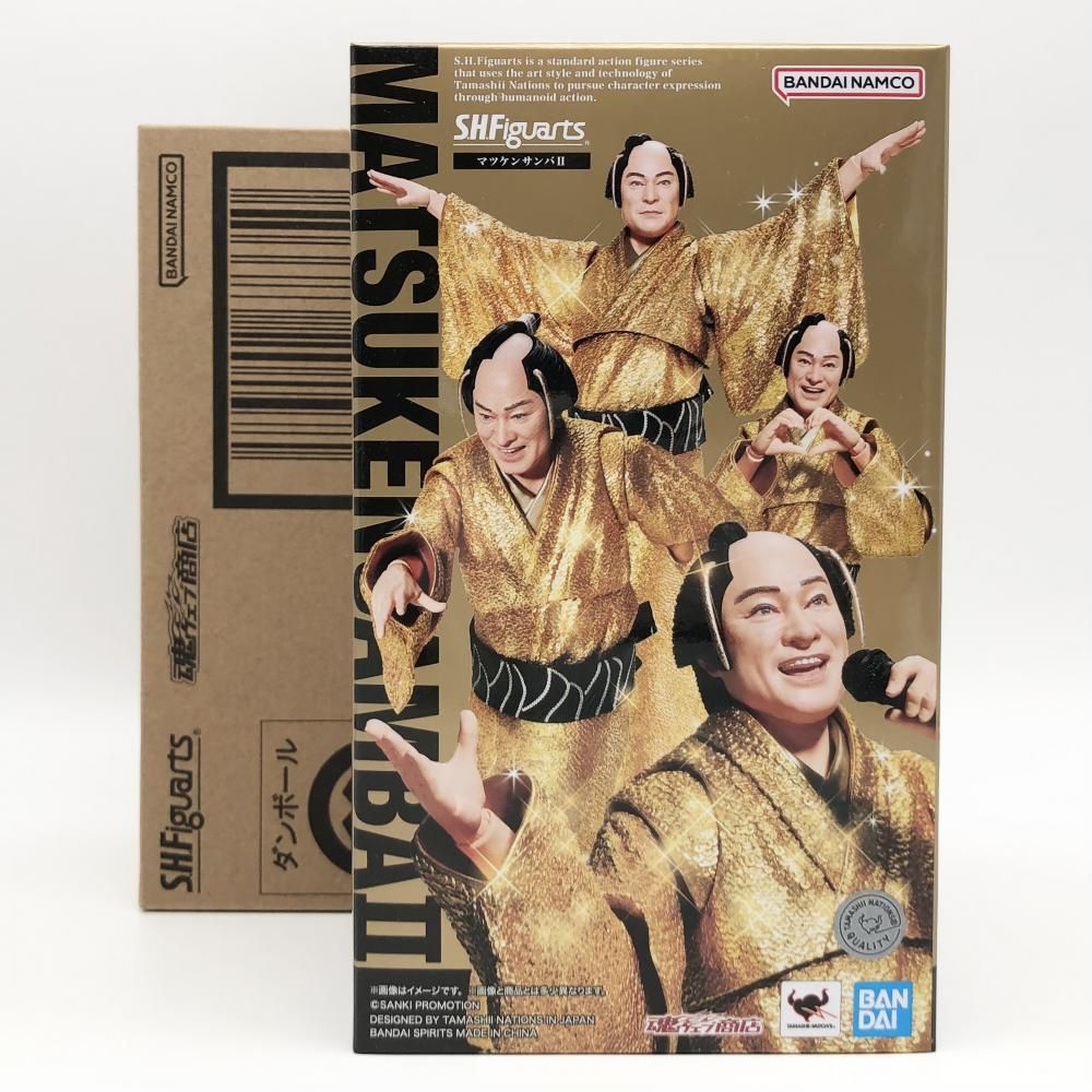 値下げ 新品 未開封バンダイ フィギュアーツ マツケンサンバ Ⅱ 松平健 輸送箱 新品 未開封バンダイ フィギュアーツ マツケンサンバ Ⅱ 松平健 輸送箱
