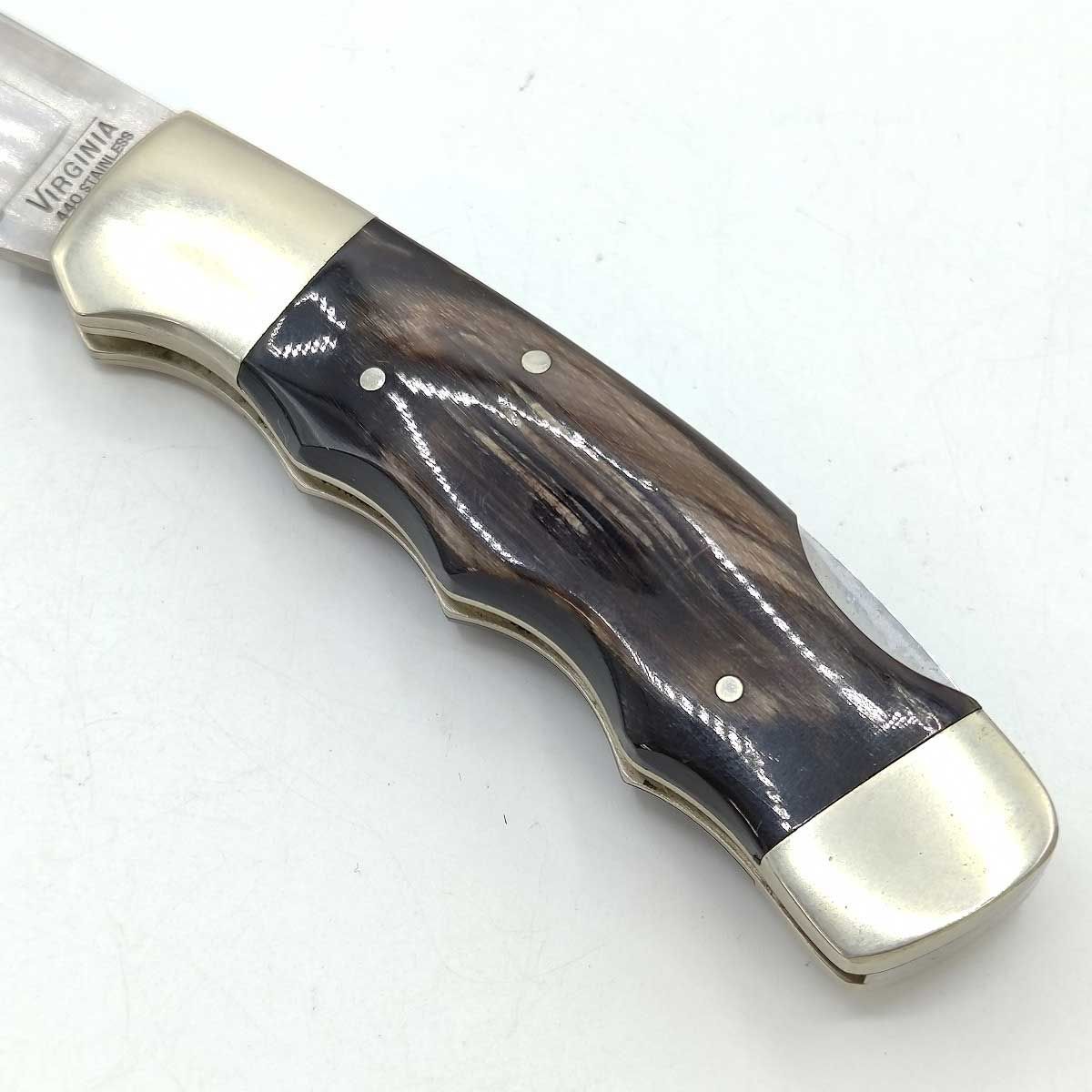 ナイフ 折り畳みナイフ KW-129 STAINLESS STEEL 440