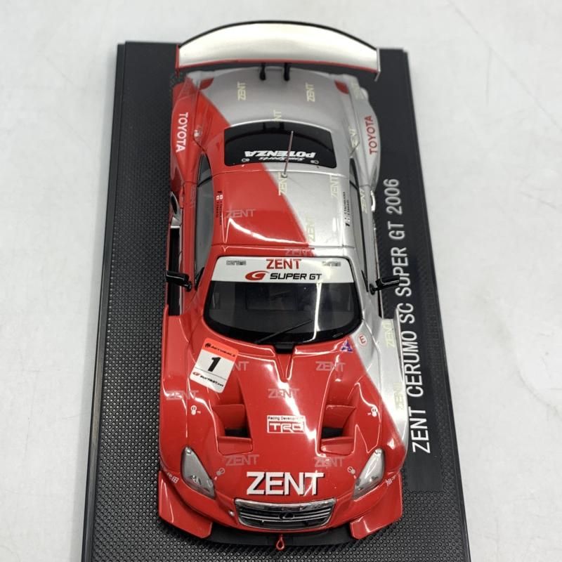 中古】エブロ 1/43 ZENT CERUMO SC SUPER GT 2006 POTENZA ＃1
