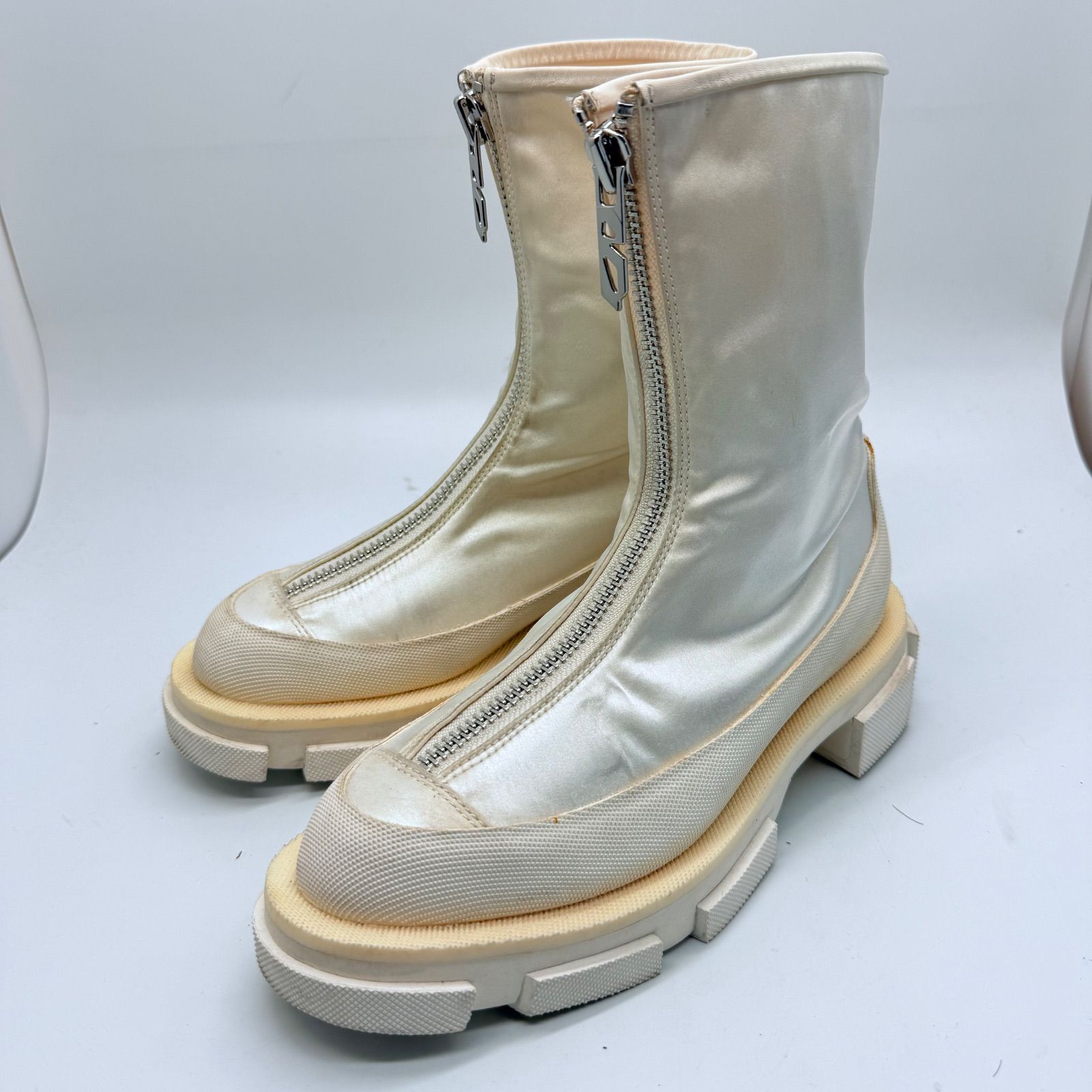 BOTH L's GAO platform front zip boots 37 23cm ボース ボス