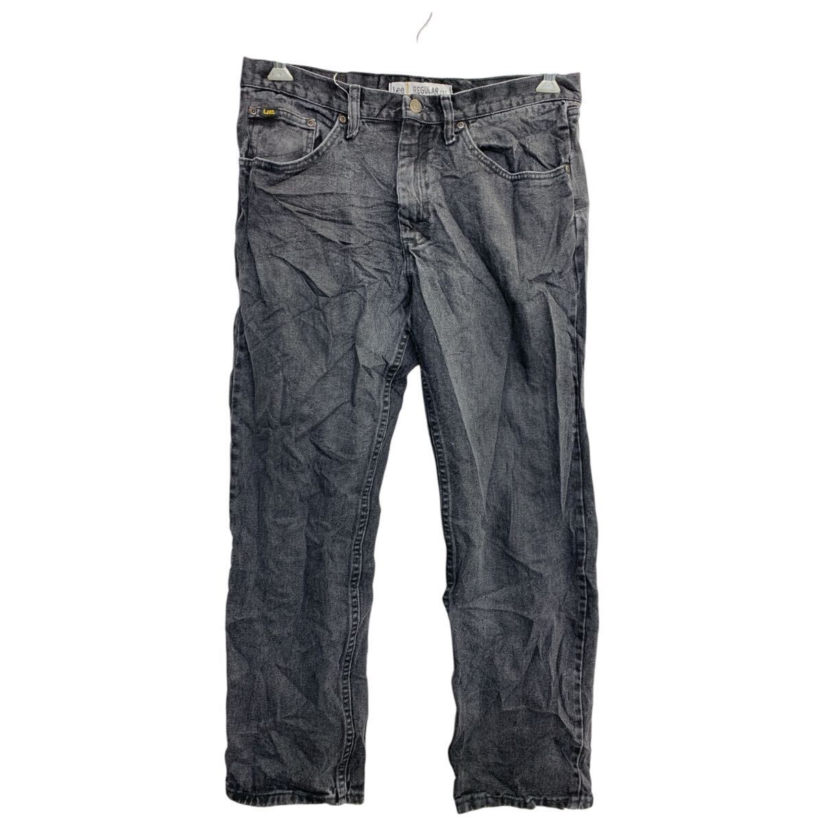 Lee デニムパンツ W33 リー ブラック コットン メキシコ製 古着卸 アメリカ仕入 2501-173