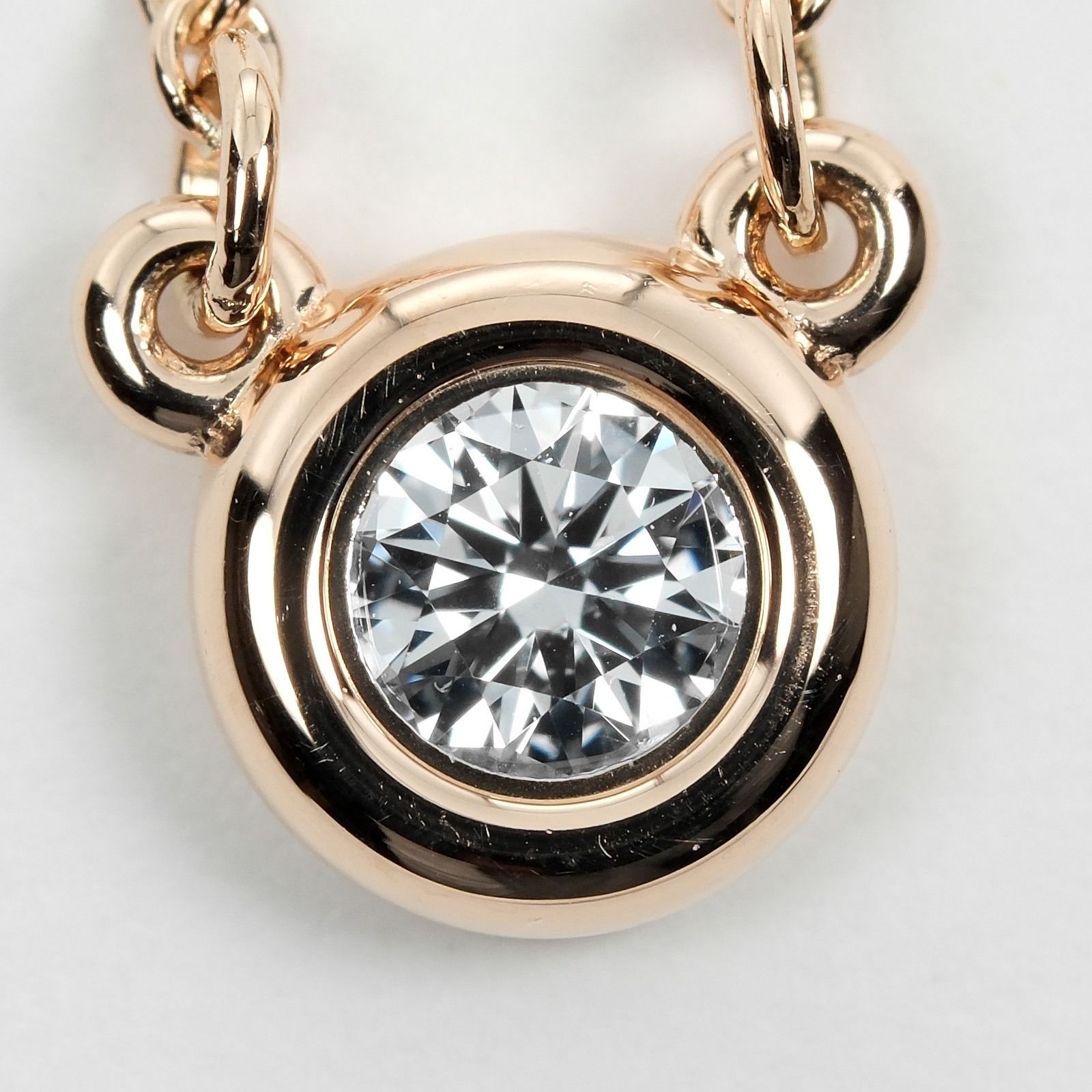 TIFFANY&Co.】ティファニー バイザヤード 0.1ct K18ピンク TIFFANY&Co.】ティファニー バイザヤード 0.1ct K18ピンク
