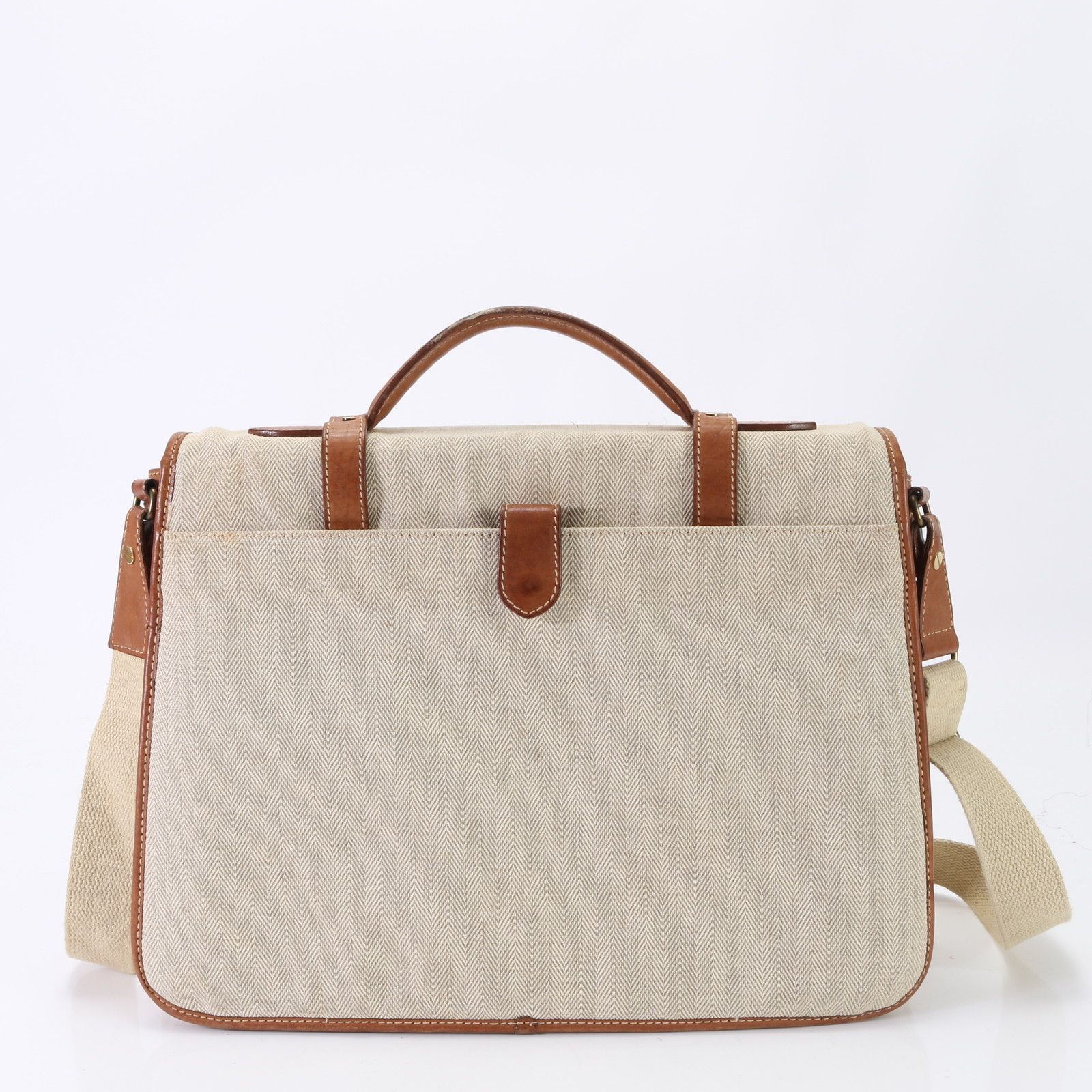 AIGNER アイグナー レザー キャンバス 2WAY ショルダーバッグ 斜め掛け