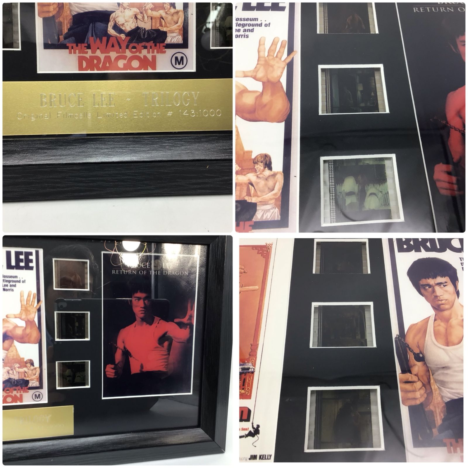 ブルース・リー燃えよドラゴンフィルムセル 10126 【美品・希少】Bruce Lee Trilogy ブルース・リー