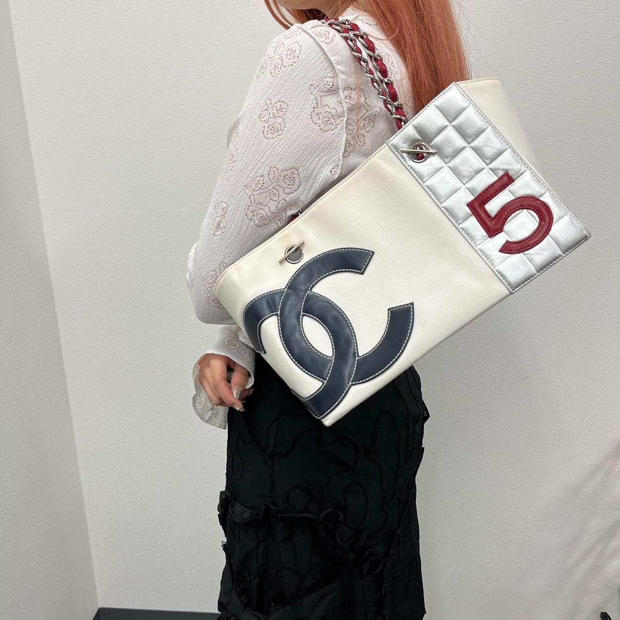 高額売筋】 【希少】CHANEL シャネル バッグ キャンバストート ココ 