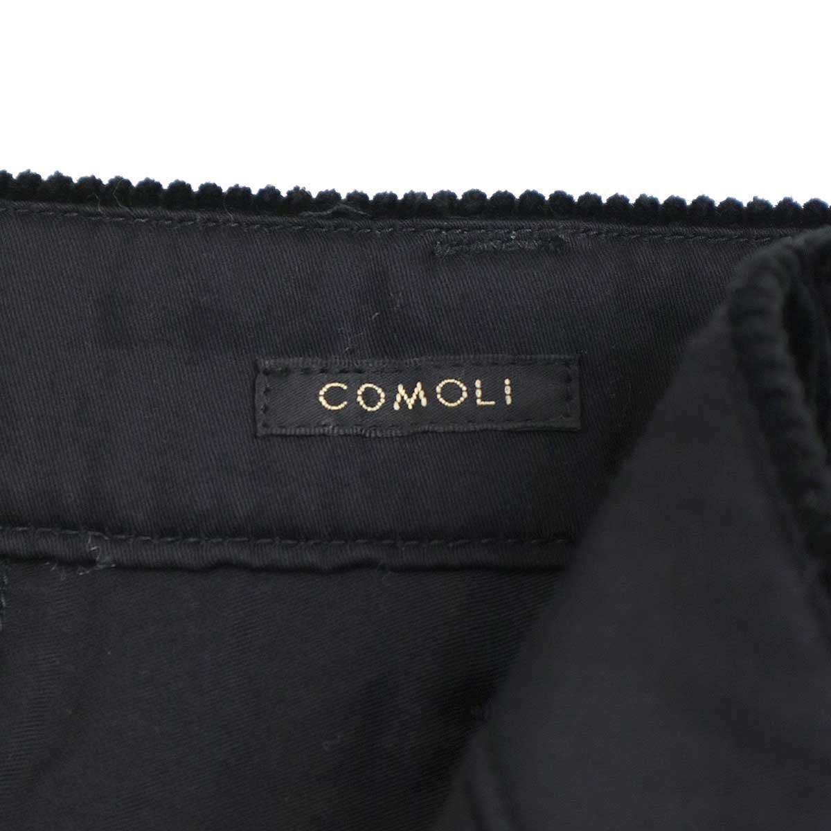 COMOLI コモリ 24AW コーデュロイ ワークパンツ A03-03012 ブラック 3