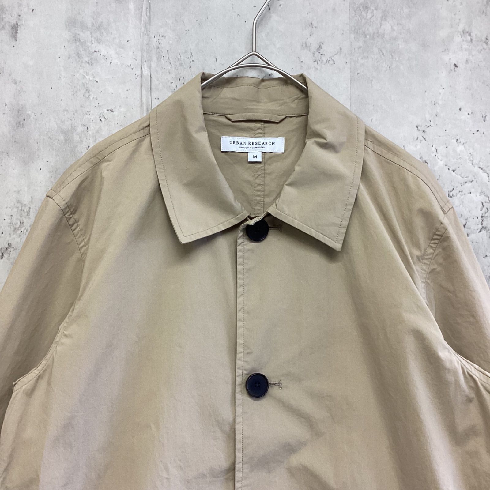 URBAN RESEARCH アーバンリサーチ ステンカラーコート ベージュ