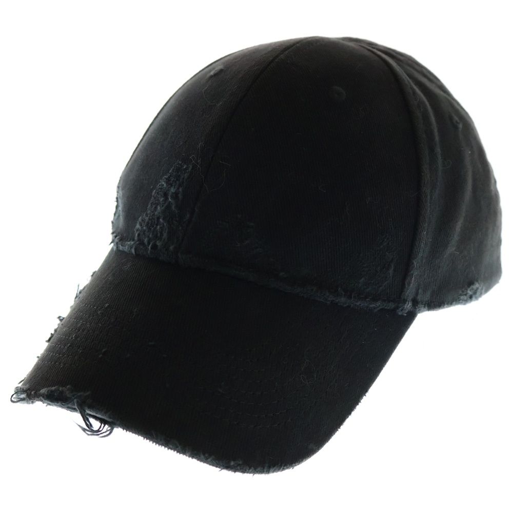 BALENCIAGA ダメージ加工 ベースボールキャップ 美品 バレンシアガ BALENCIAGA dog bite ダメージ加工 ベース