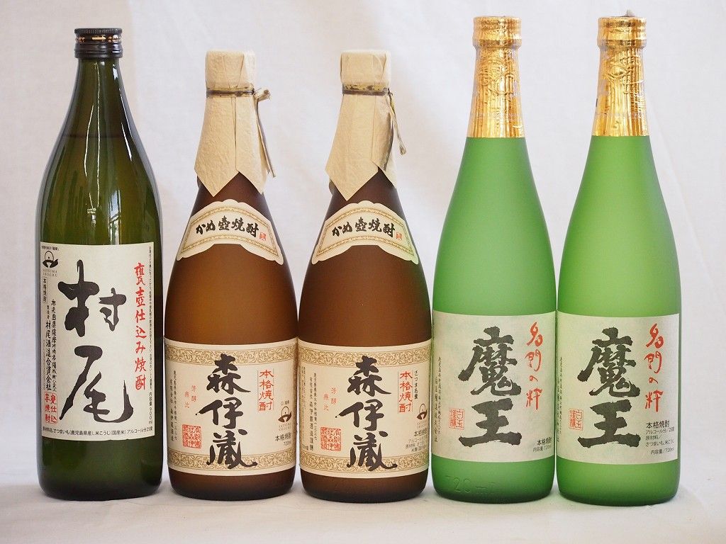 森伊蔵 村尾 セット 1800ml 一升瓶 芋焼酎 かめ壺焼酎 プレミア焼酎