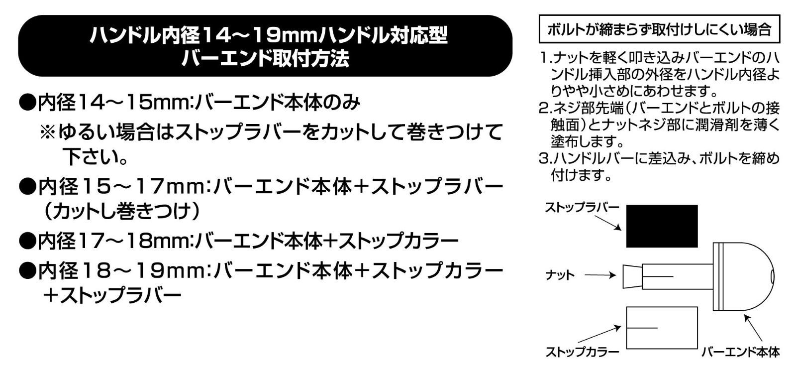 新品 内径14-19mm対応 ブラック ユニバーサルタイプ ウルトラ