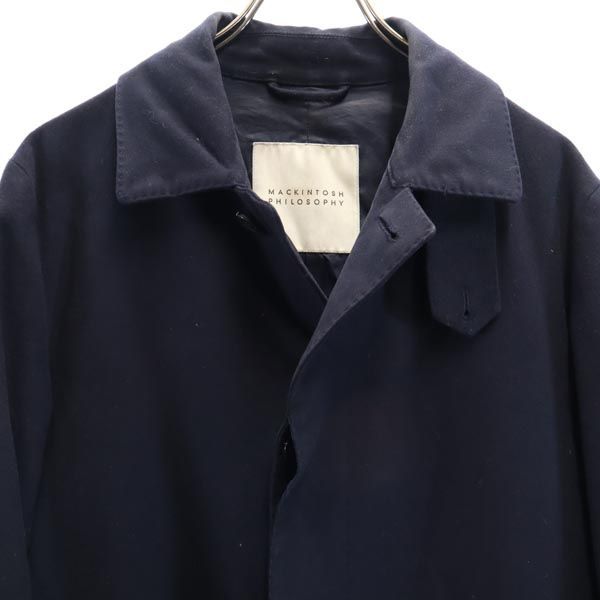 MACKINTOSH PHILOSOPHY ネイビー ステンカラーコート MACKINTOSH PHILOSOPHY ステンカラーコート コート WELLINGTON
