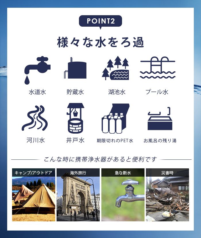 携帯型浄水器