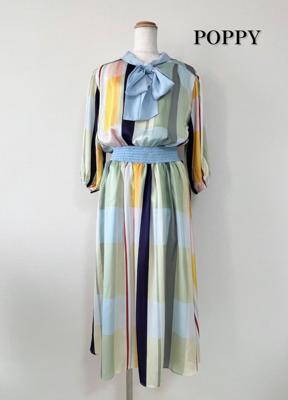 POPPY あさぎーにょ ワンピース カラフルタイ - メルカリ