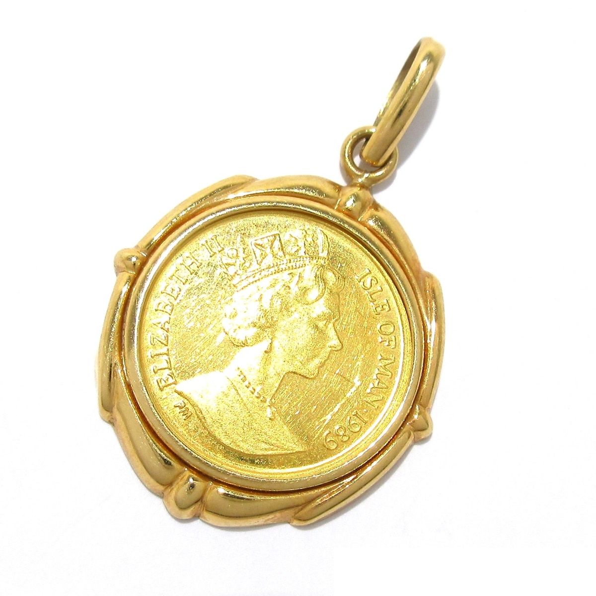 Unbranded ノーブランド ペンダントトップ K24YG×K18YG 総重量 2.0g