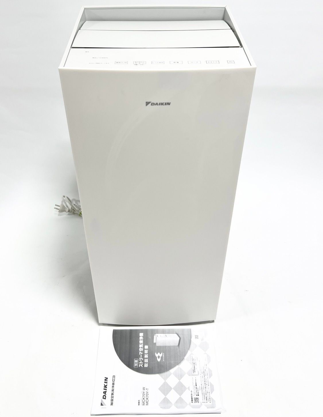 空気清浄機 ダイキン 加湿 31畳 MCK70Y ホワイト 2022年製 ダイキン