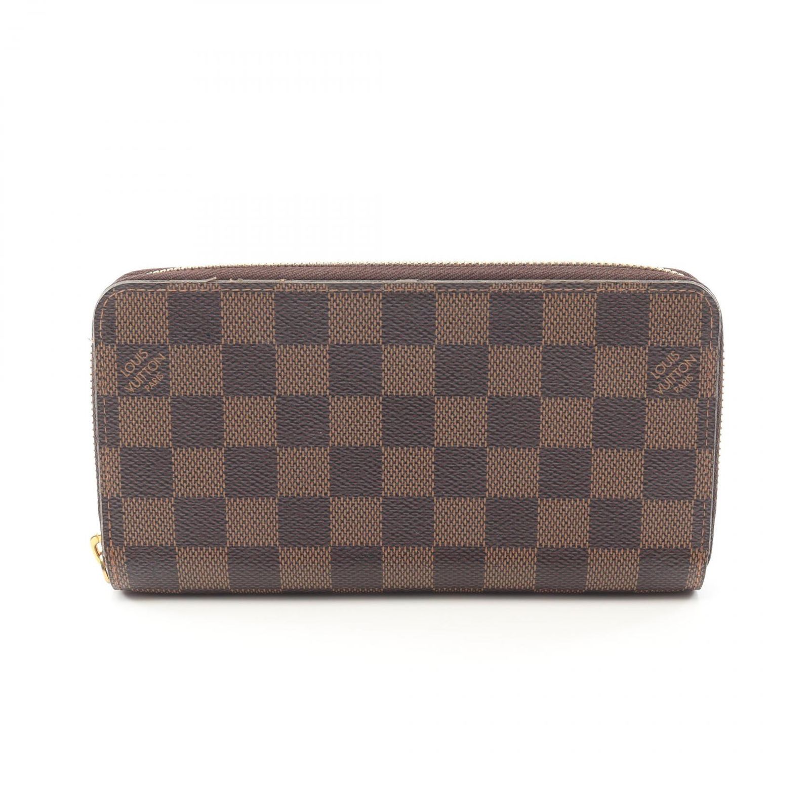 ルイ ヴィトン LOUIS VUITTON ラウンド長財布 ジッピーウォレット N41661 PVCコーティングキャンバス ジッピー ウォレット ユニセックス Used B