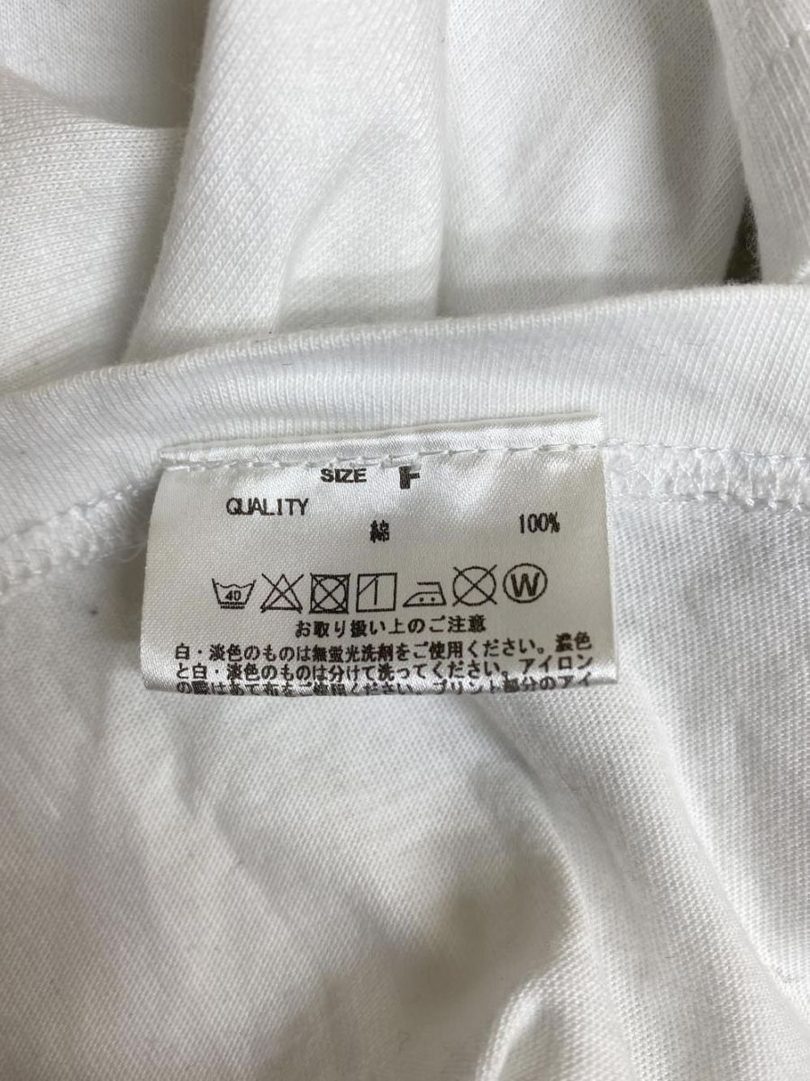Curensology LIFE 別注CHTシャツ　タテ　ホワイト　ココシャネル Curensology - 【新品】LIFE PICTURE COLLECTION別注 CH Tシャツ