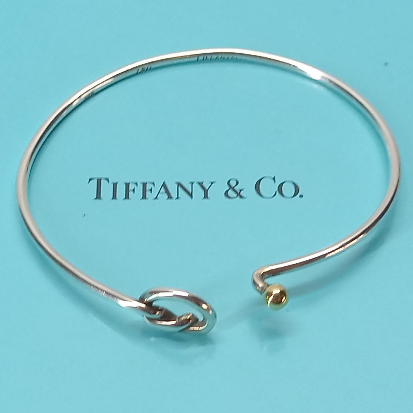 Tiffany ブレスレット　ラブノット　925/750 ラブノット ブレスレット 925 750 コンビ TIFFANY &Co