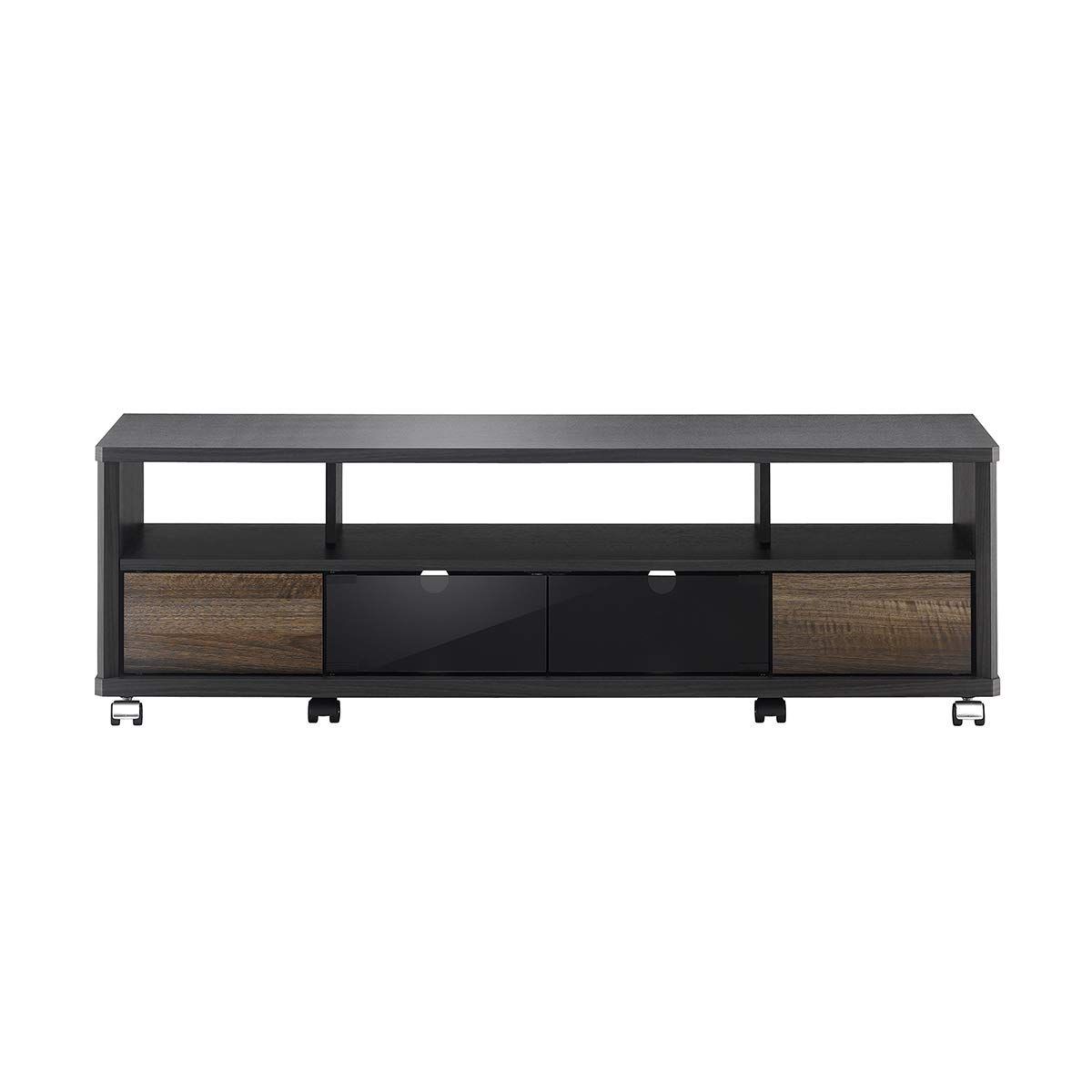 朝日木材加工 テレビ台 EE style 52型 幅120 アッシュグレー キャスター付き AS-EE1200