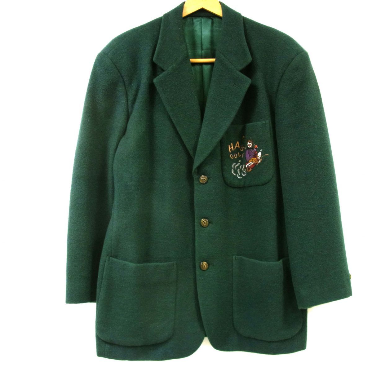 90S◇HARDY AMIES SPORT ハーディエイミス ウールジャケット 