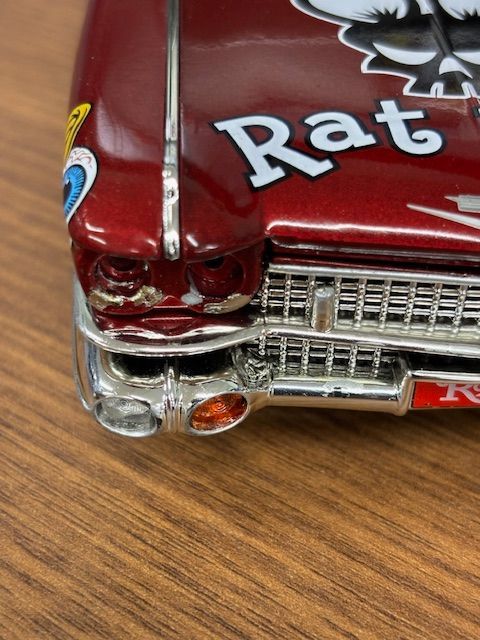 ラットフィンク ミニカー AUTO WORLD 1:18 AUTO WORLD 1:18 RAT FINK LUCKY No.13 FIRE TRUCK w/ RAT FINK