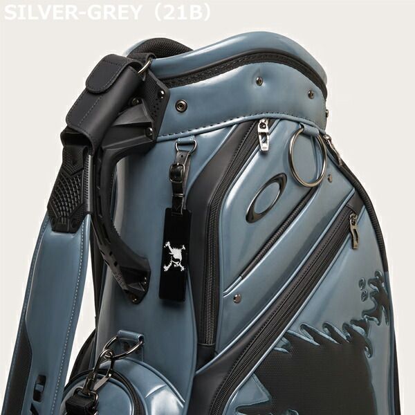 オークリー OAKLEY ゴルフバッグ・キャディバッグ グレー/ブラック オークリー キャディバッグ OAKLEY SKULL GOLF BAG 18.0 9.5型