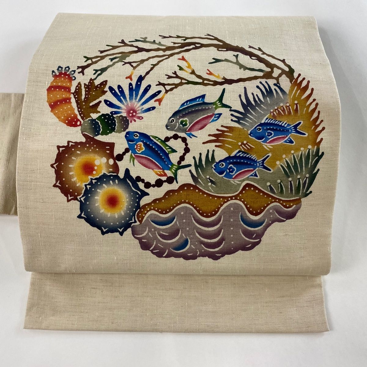 名古屋帯 美品 逸品 正絹 【中古】 