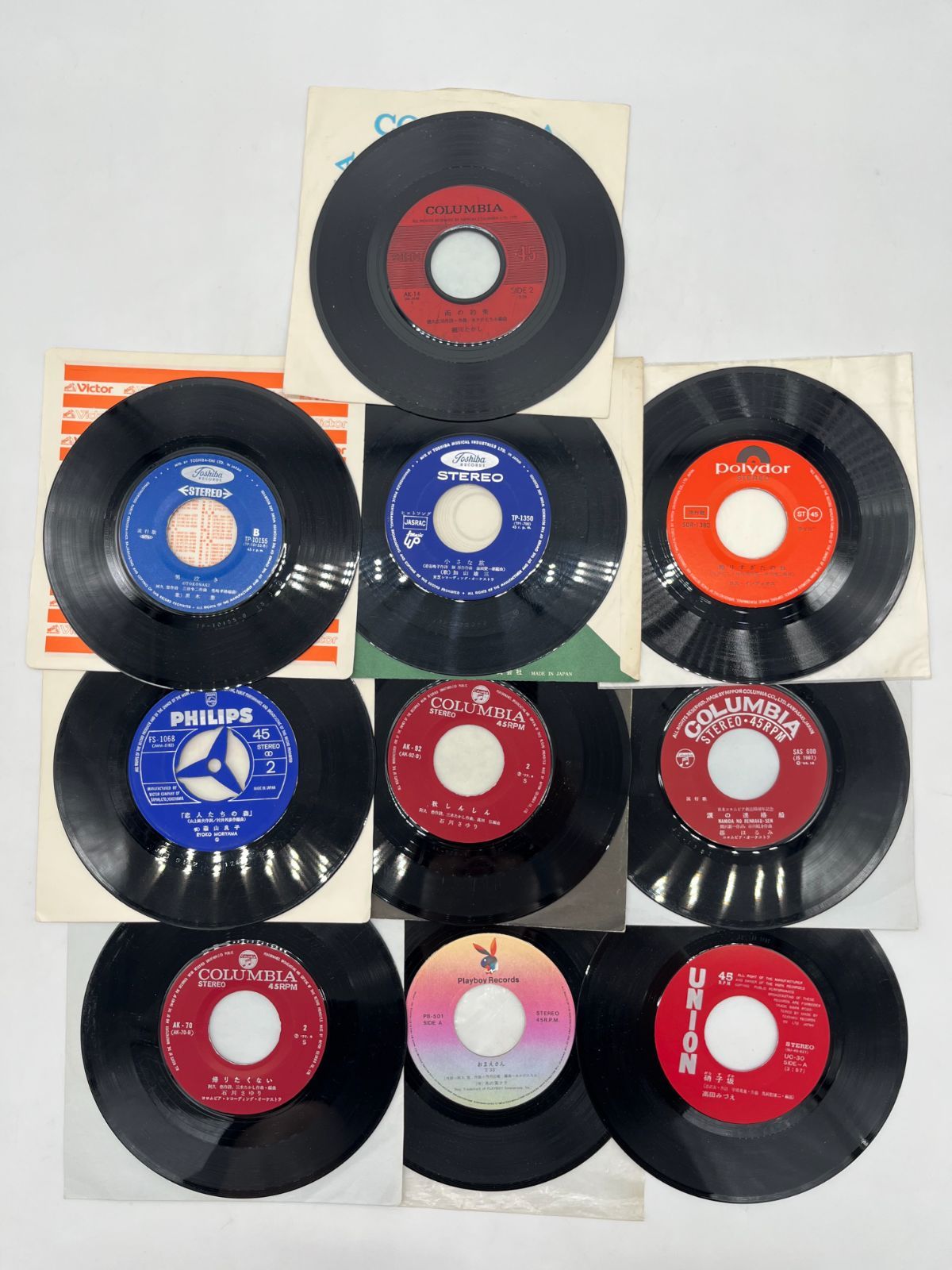 レコード EP盤 シングルレコード 10枚セット ステレオ 歌謡曲