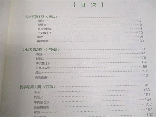 辰巳法律研究所 令和5年(2023年) 司法試験 論文過去問答案パーフェクト
