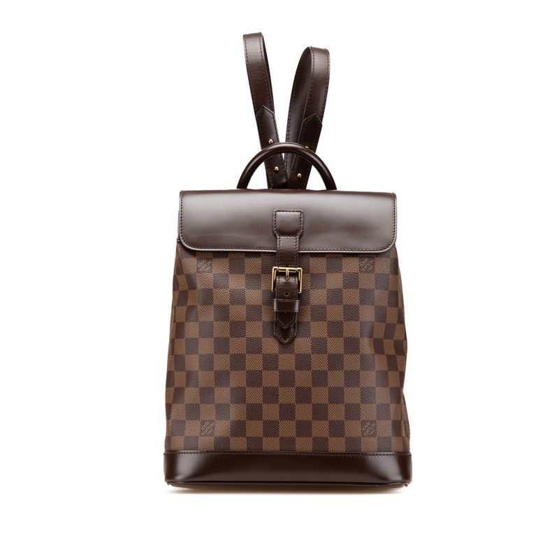 ルイ ヴィトン ダミエ ソーホー リュック バックパック N51132 ブラウン PVC レザー レディース LOUIS VUITTON 1-0211843