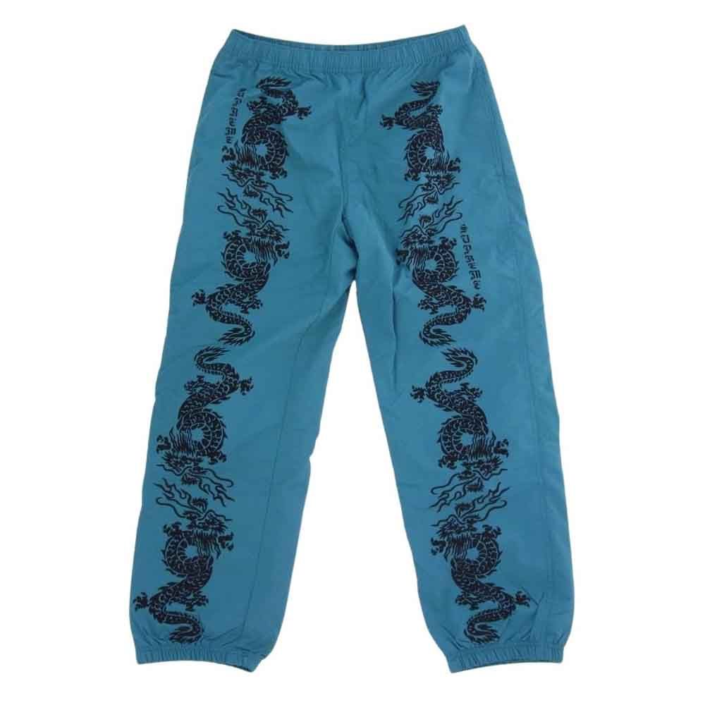 Supreme シュプリーム パンツ 21SS Dragon Track Pant ドラゴン トラック パンツ ブルー ライトグリーン系 S