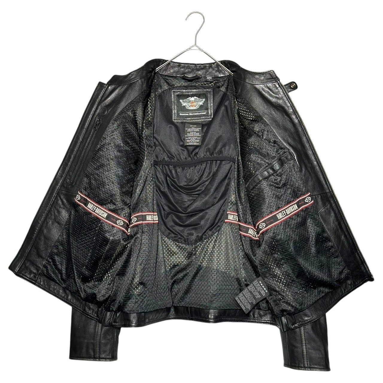 【美品】Harley-Davidson用　レザージャケット HARLEY DAVIDSON(ハーレーダビッドソン) RUSTLERS LEATHER JACKET
