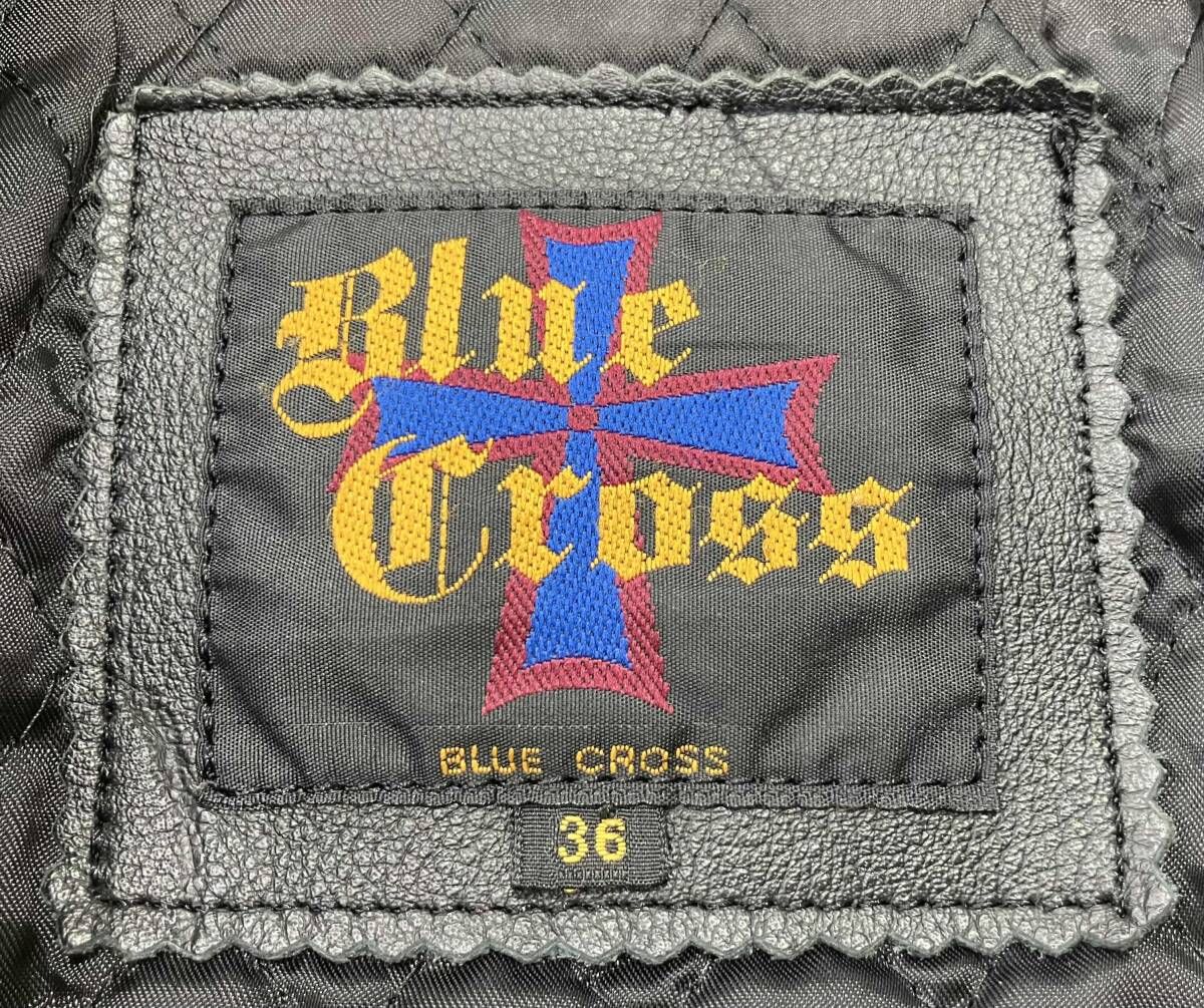 Blue Cross ブルークロス レザージャケット ライダース ダブル メンズ