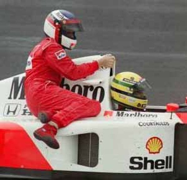 1/18 マクラーレン MP4/6 メキシコ A.セナ J.アレジ Taxi