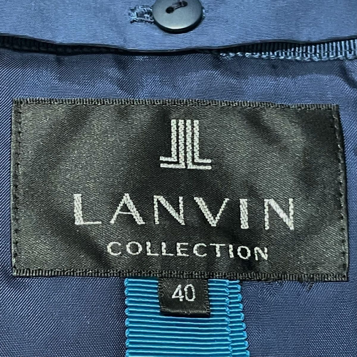 LANVIN COLLECTION(ランバンコレクション) コート サイズ40 M レディース - ネイビー 長袖/春/秋