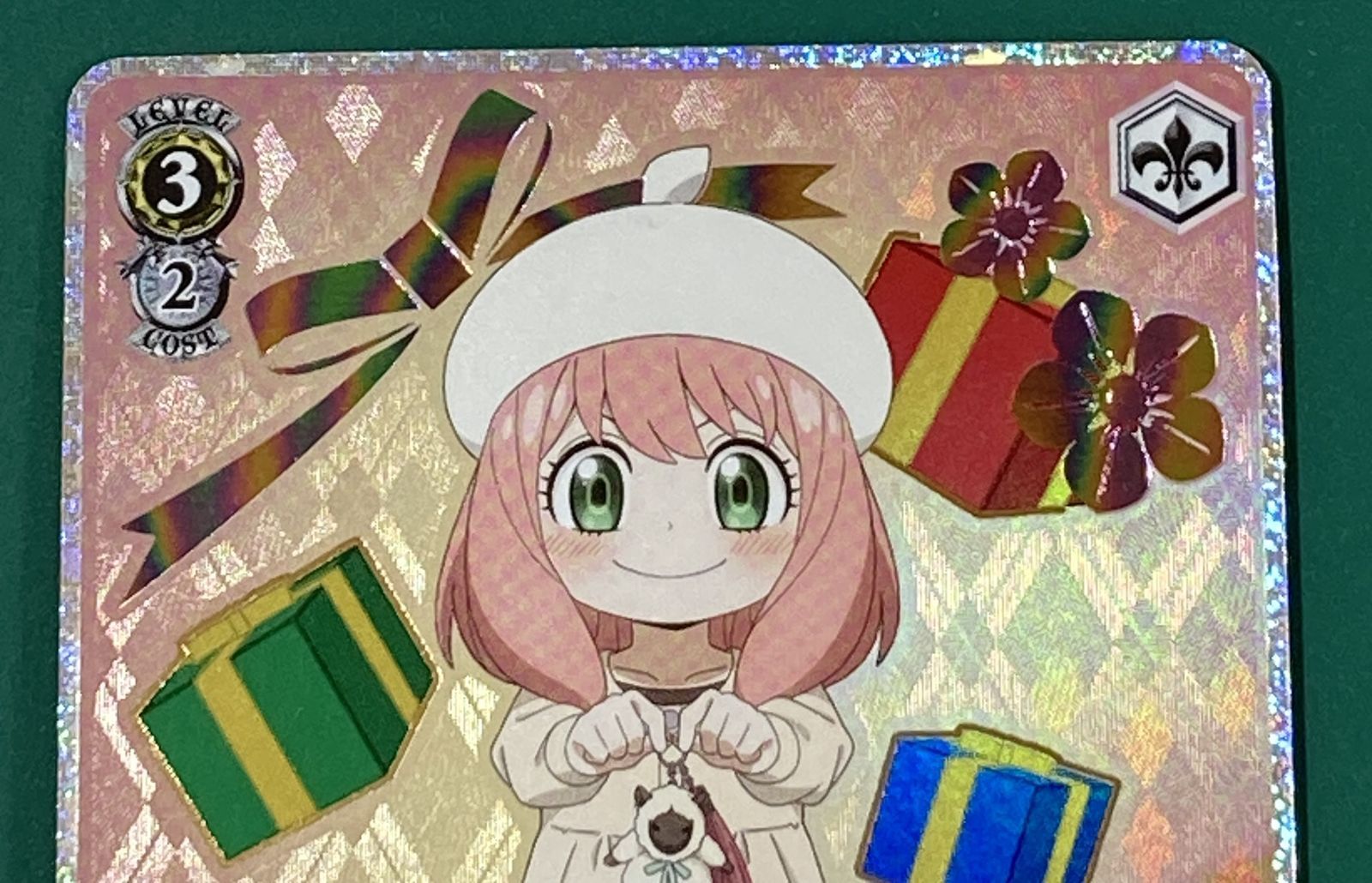 ヴァイスシュヴァルツ おそろいのキーホルダー アーニャ sec psa10