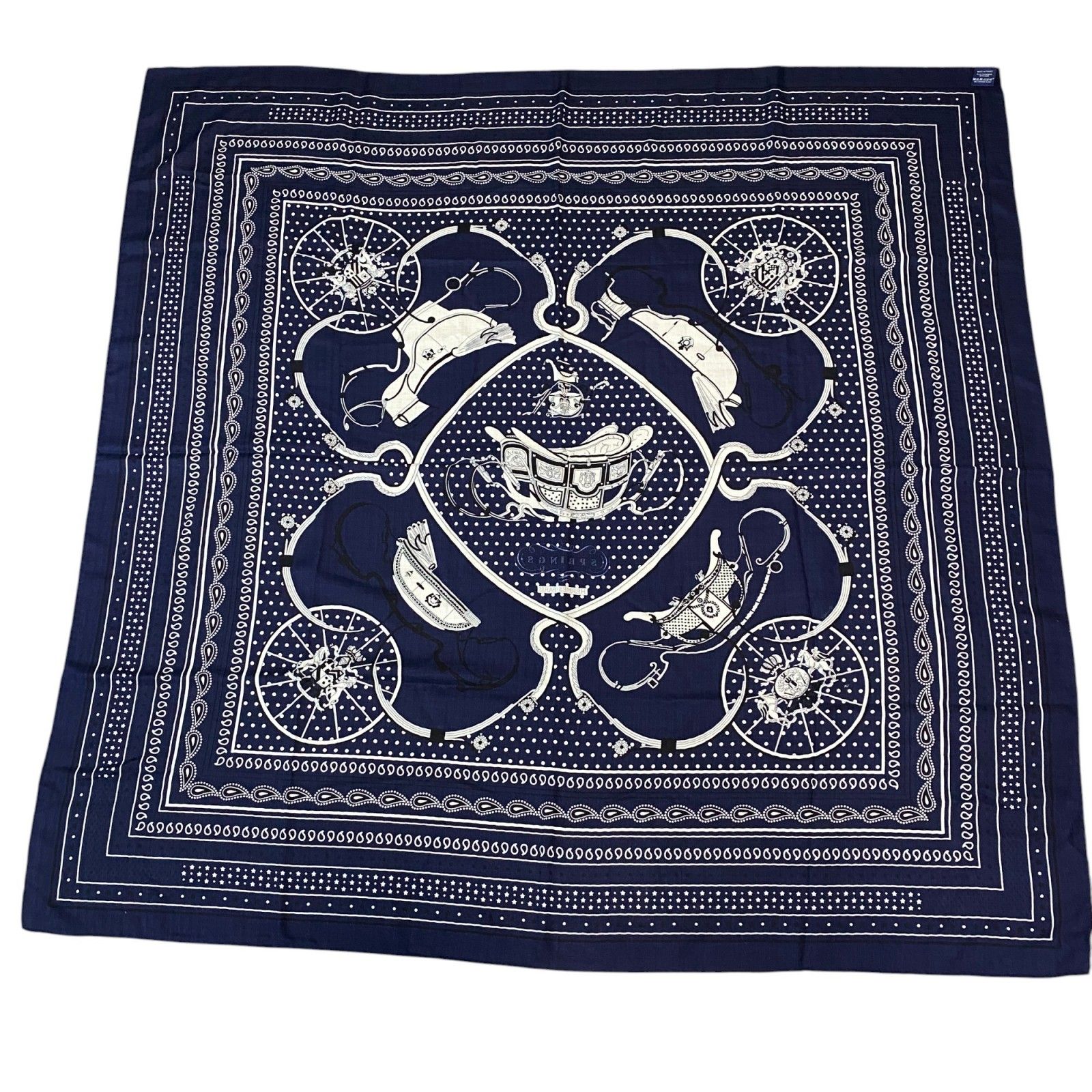 エルメス HERMES レディース カレジェアン スプリングス 140 カシミア