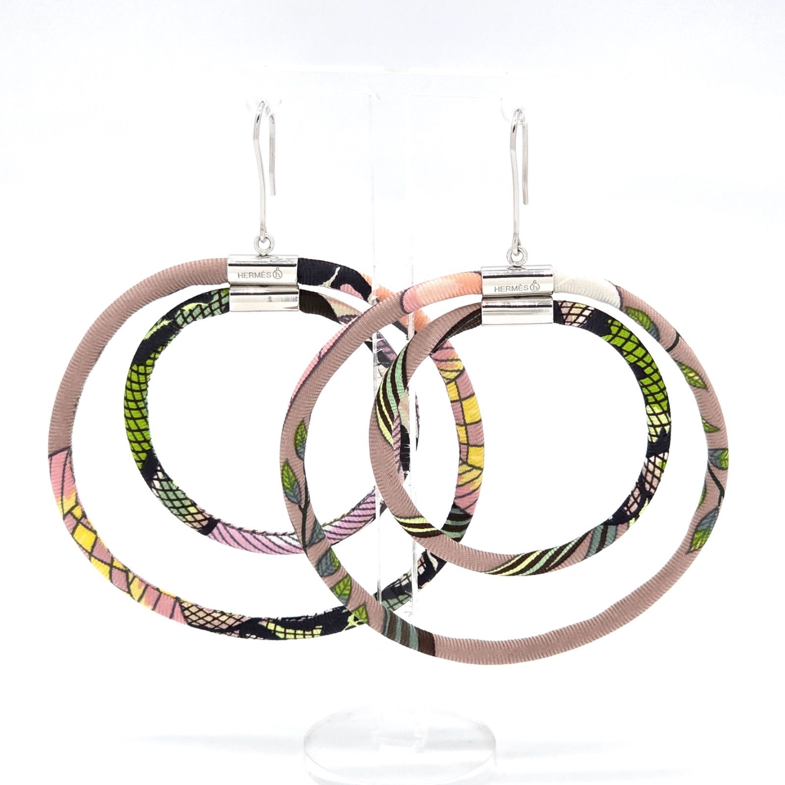 エルメス　両耳　ワープ　ピアス エルメス両耳ワープピアス