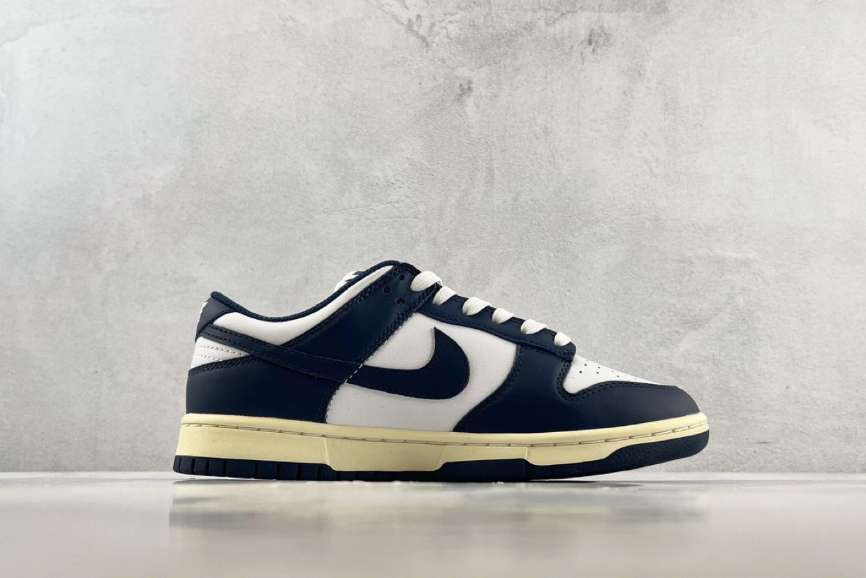 Nike Dunk Low Midinight Navy And White ナイキ スニーカー