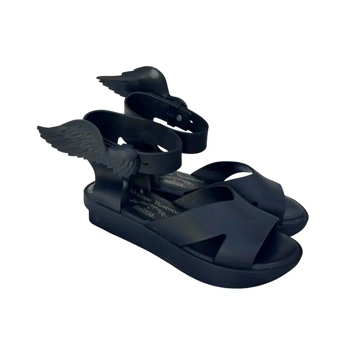 Vivienne Westwood × melissa ブラックバレエシューズ ヴィヴィアン