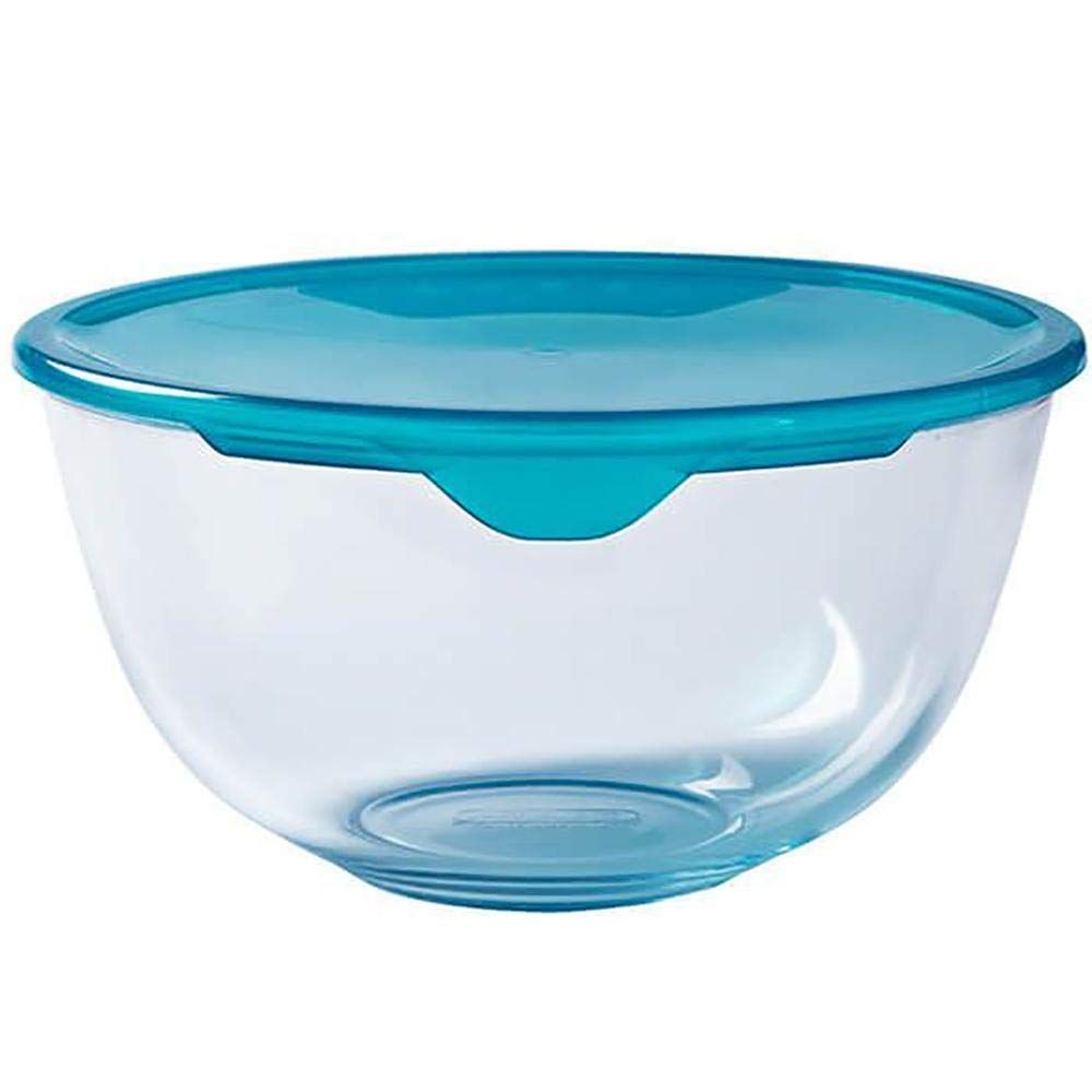 新品 ガラス ボウル 耐熱 レンジ対応 フタつき クリア PYREX 2.0L シナジートレーディング PRX0007
