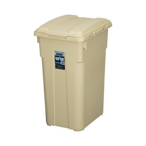 ゴミ箱 連結カラー分別ペール ４５Ｌ カーキ2067【新輝合成】