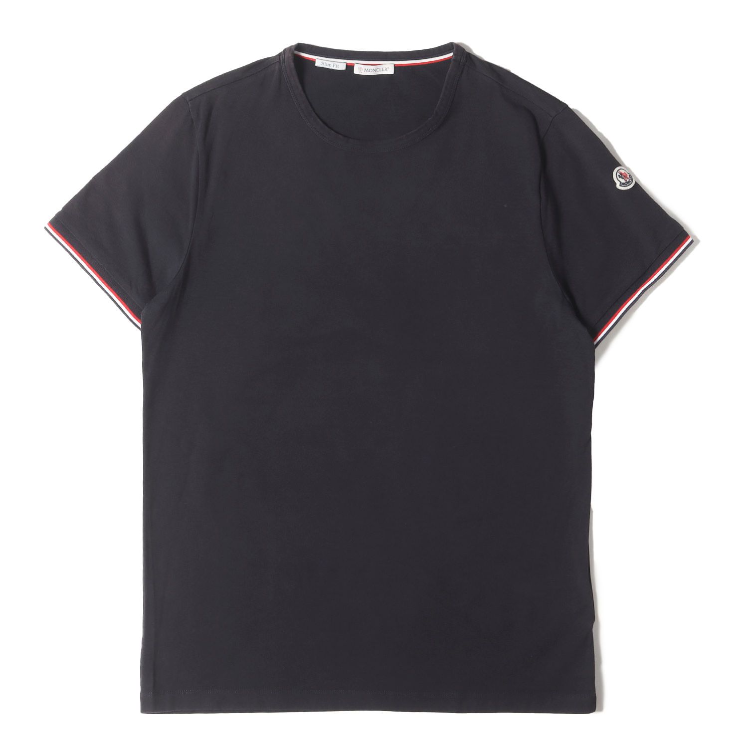 モンクレール　Tシャツダブルロゴ　国内正規品 MONCLER (モンクレール) ダブルワッペン クルーネック 半袖 T