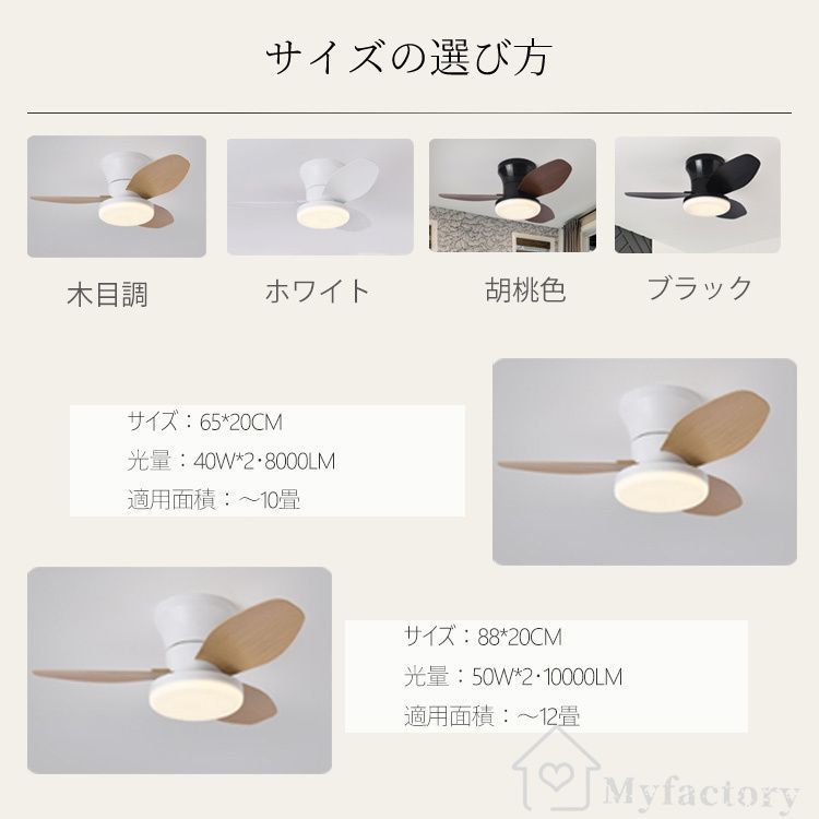 シーリングファンライト